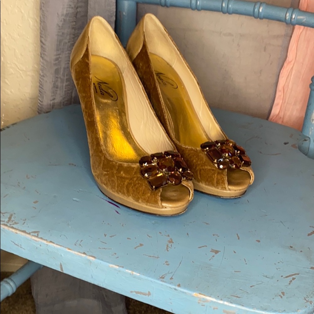 Brown heels